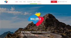 Desktop Screenshot of mallorcabikehire.com